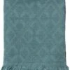 Dutch Decor - BELLE - Plaid Van Katoen 130x180 Cm Sagebrush Green - Groen - Deken