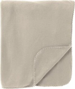 Dutch Decor - PABLO - Plaid Fleece 150x200 Cm Pumice Stone - Beige - 100% Polyester - Deken