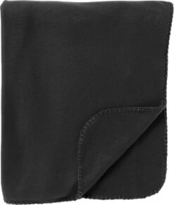 Dutch Decor - PABLO - Plaid Fleece 150x200 Cm Raven - Zwart - 100% Polyester - Deken