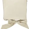 Dutch Decor - JAVAAN - Stoelkussen Met Lint Pumice Stone 45x45 Cm - Beige - Zitkussen