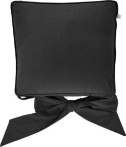 Dutch Decor - JAVAAN - Stoelkussen Met Lint Raven 45x45 Cm - Zwart - Zitkussen -Dutch Decor 1029x1200 7