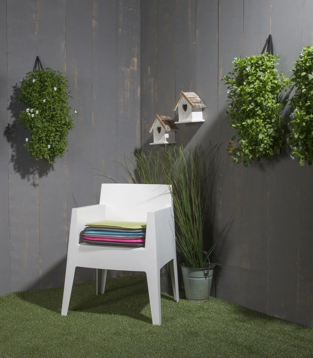 Dutch Decor - SUNNY - Stoelkussen Vierkant Met Linten Lime 38.5x38.5 Cm - Model PK2 - Zitkussen 2 Dutch Decor - SUNNY - Stoelkussen Vierkant Met Linten Lime 38.5x38.5 Cm - Model PK2 - Zitkussen - Afbeelding 2