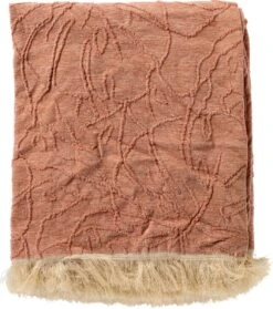 Dutch Decor - MAYBEL - Plaid 140x180 Cm Muted Clay - Roze - Deken