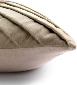 GIDI - Sierkussen Velvet 45x45 Cm - Pumice Stone - Beige - Inclusief Binnenvulling -Dutch Decor 1082x1200 1