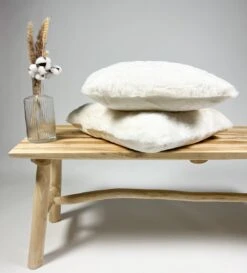 ZAYA - Kussenhoes Unikleur 45x45 Cm - Snow White - Wit - Superzacht - Exclusief Binnenkussen -Dutch Decor 1084x1200 1