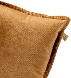REBEL - Sierkussen Velvet 45x45 Cm Tobacco Brown - Bruin - Inclusief Binnenvulling -Dutch Decor 1099x1200 2