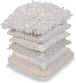 CIDO - Sierkussen Velvet Ivoor 45x45 Cm - Wit - Inclusief Binnenkussen -Dutch Decor 1099x1200 5