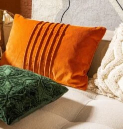PAX - Kussenhoes Velvet 40x60 Cm Potters Clay - Oranje - Exclusief Binnenkussen -Dutch Decor 1148x1200 3