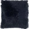 FLUFFY - Kussenhoes Unikleur Insignia Blue 45x45 Cm - Blauw - Exclusief Binnenkussen
