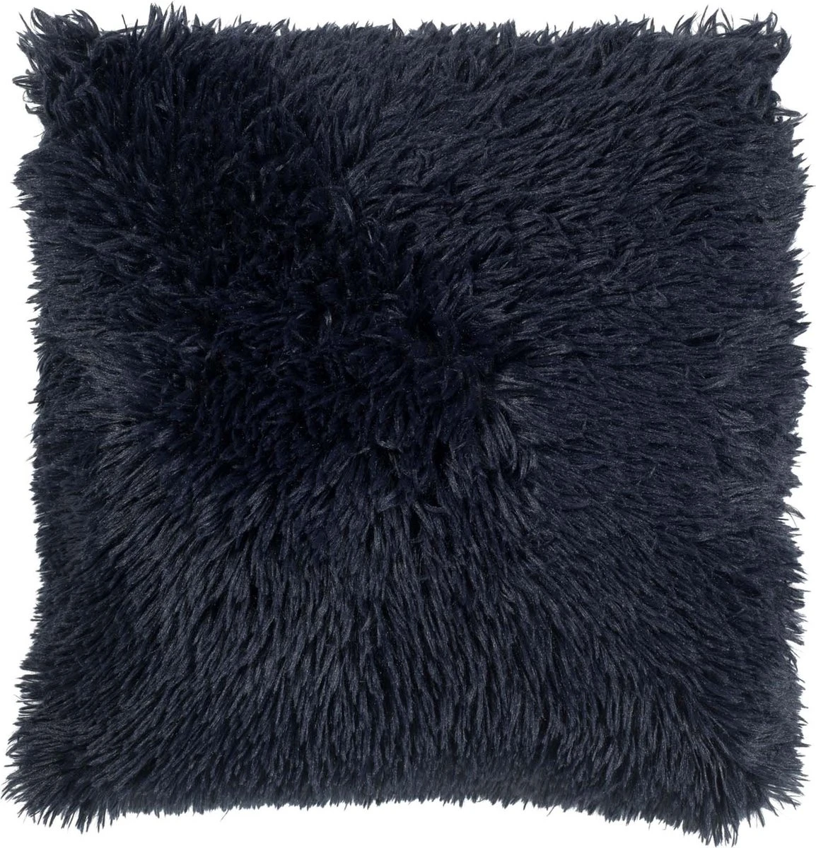 FLUFFY - Kussenhoes Unikleur Insignia Blue 45x45 Cm - Blauw - Exclusief Binnenkussen 1 FLUFFY - Kussenhoes Unikleur Insignia Blue 45x45 Cm - Blauw - Exclusief Binnenkussen