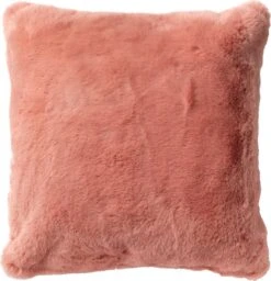 ZAYA - Kussenhoes Unikleur 45x45 Cm - Muted Clay - Roze - Superzacht - Exclusief Binnenkussen