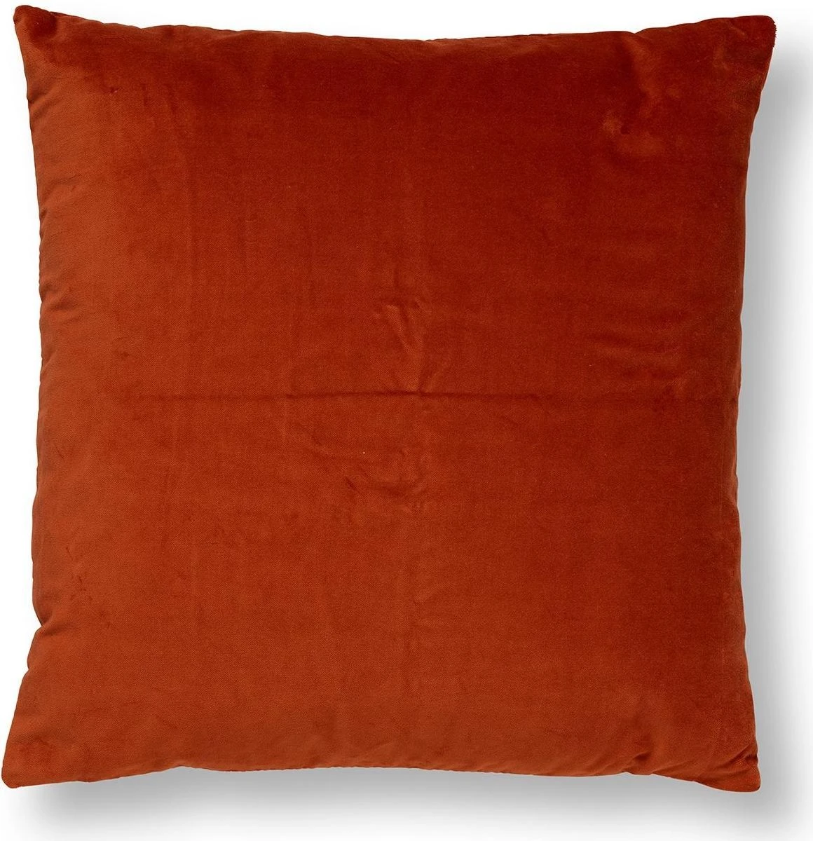 PEMM - Sierkussen Velvet 45x45 Cm - Potters Clay Oranje - Roze Streepjes - Inclusief Binnenkussen 2 PEMM - Sierkussen Velvet 45x45 Cm - Potters Clay Oranje - Roze Streepjes - Inclusief Binnenkussen - Afbeelding 2