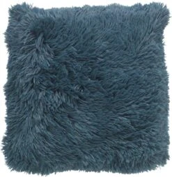 FLUFFY - Kussenhoes Unikleur 45x45 Cm - Smaragd - Groen - Met Rits -Dutch Decor 1167x1200 1