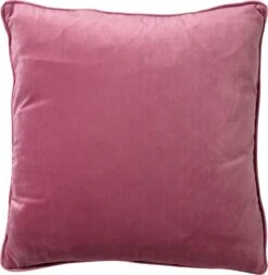FINN - Sierkussen Velvet 45x45 Cm - Heather Rose - Roze - Inclusief Binnenvulling