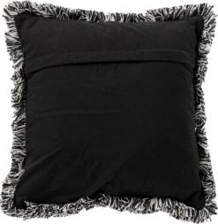 ZABY- Sierkussen 45x45 Cm Raven - Zwart - Inclusief Binnenvulling -Dutch Decor 1173x1200 15