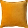 Set Van 2 Sierkussens - Dutch Decor CAITH - 50x50 Cm - Velvet - Golden Glow - Geel – Unikleur – Inclusief Binnenkussens