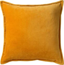 Set Van 2 Kussenhoezen - Dutch Decor CAITH - 50x50 Cm - Velvet - Golden Glow - Geel - Unikleur