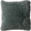 Dutch Decor FLUFFY - Sierkussen Unikleur 60x60 Cm - Jadeite - Lichtgroen - Inclusief Binnenkussen