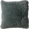 FLUFFY - Kussenhoes Unikleur 45x45 Cm - Jadeite - Lichtgroen - Exclusief Binnenkussen