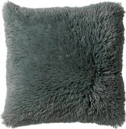 FLUFFY - Kussenhoes Unikleur 45x45 Cm - Jadeite - Lichtgroen - Exclusief Binnenkussen