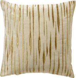 CONNOR - Sierkussen 45x45 Cm Summer Sand - Beige - Inclusief Binnenvulling