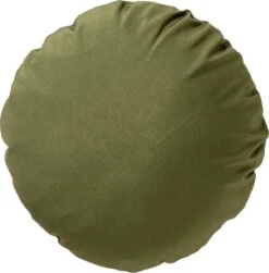 Dutch Decor - SOL - Sierkussen Rond Outdoor 40 Cm Olive Branch - Waterafstotend En Uv-bestendig - Groen