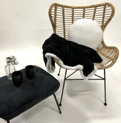 Dutch Decor - BOBBY - Plaid 150x200 Cm Raven - Zwart - Teddy - Deken -Dutch Decor 1181x1200 9