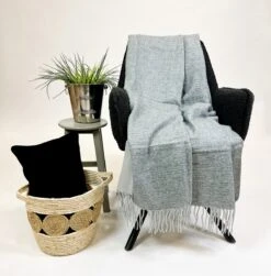 Dutch Decor - FONS - Plaid 130x180 Cm - Grijs - Franjes - Deken -Dutch Decor 1182x1200 15