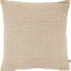 TRESA - Kussenhoes 45x45 Cm - Zand - Beige - 100% Katoen - Exclusief Binnenkussen