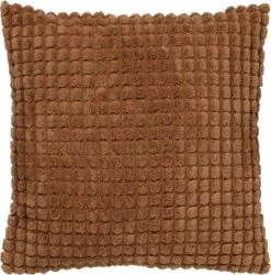 Set Van 2- Dutch Decor ROME- Sierkussens Unikleur Tobacco Brown 45x45 Cm - Bruin -Dutch Decor 1184x1200 10