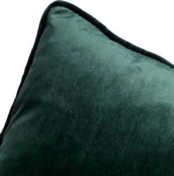FINN - Kussenhoes Velvet 60x60 Cm - Mountain View - Donkergroen - Exclusief Binnenkussen -Dutch Decor 1184x1200