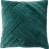 GIDI - Sierkussen Velvet 45x45 Cm - Sagebrush Green - Groen - Inclusief Binnenvulling