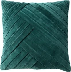 GIDI - Sierkussen Velvet 45x45 Cm - Sagebrush Green - Groen - Inclusief Binnenvulling