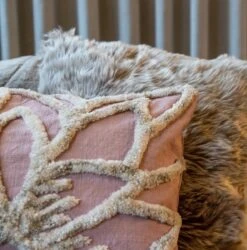 Set Van 4 Kussens - Taupe - Roze - ROME - LIVIA - VITO - LIVIA - Inclusief Vulling - Luxe En Zachte Stoffen -Dutch Decor 1185x1200 17