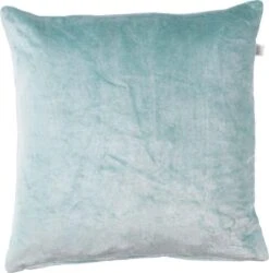 Dutch Decor CIDO - Sierkussen Velvet Licht Jade 45x45 Cm - Groen - Inclusief Binnenkussen