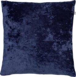 SKY - Kussenhoes Velvet 45x45 Cm - Insignia Blue - Donkerblauw - Exclusief Binnenkussen