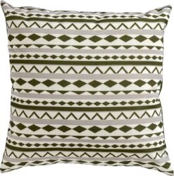 Dutch Decor - MAURO - Outdoor Kussenhoes 45x45 Cm - Waterafstotend En Uv-bestendig - Olive Branch - Groen - Buitenkussen - Tuinkussen - Loungekussen- Voor Buiten