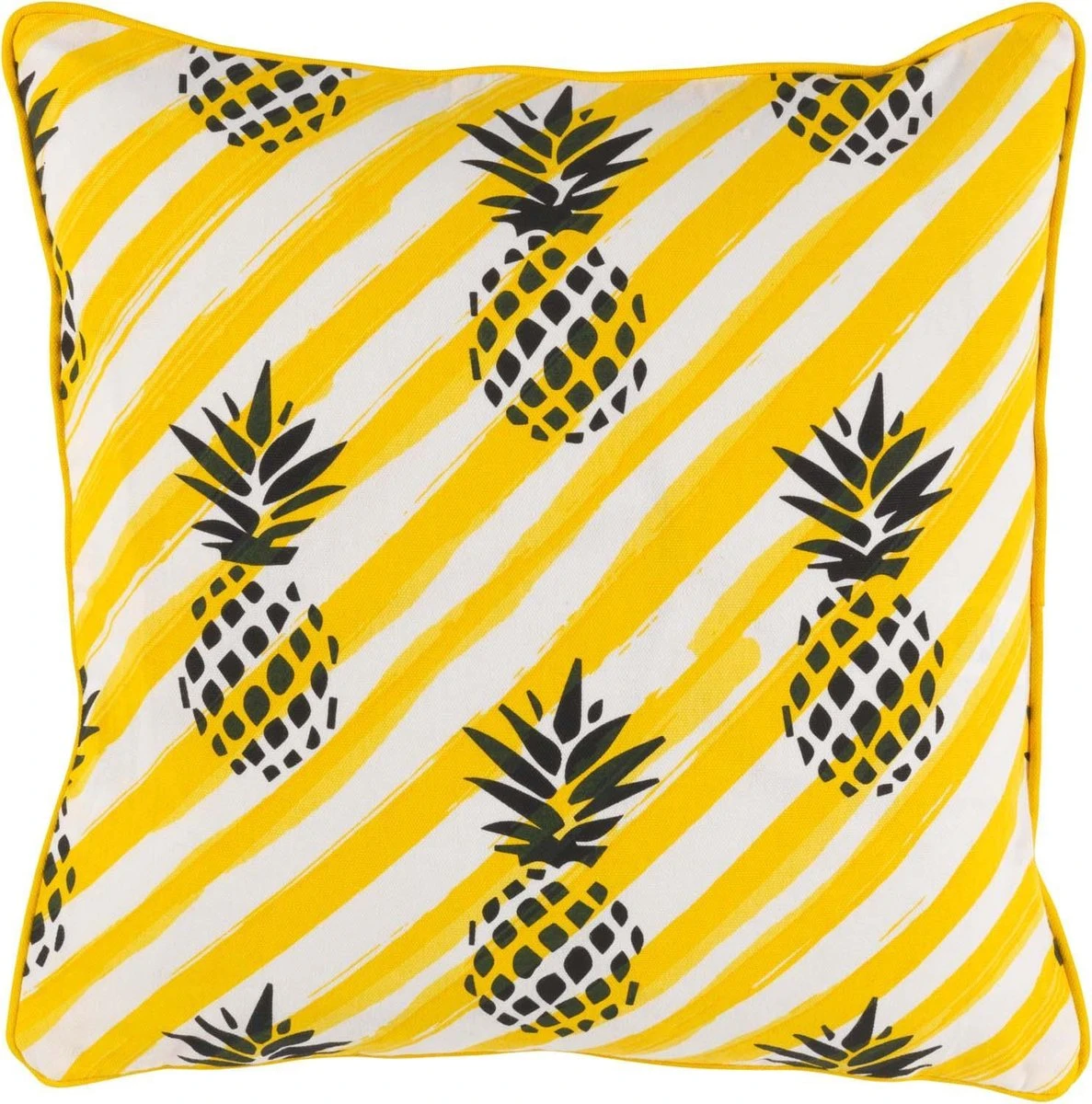 BIBI - Sierkussen Met Ananas Geel 45x45 Cm - Inclusief Binnenvulling 1 BIBI - Sierkussen Met Ananas Geel 45x45 Cm - Inclusief Binnenvulling