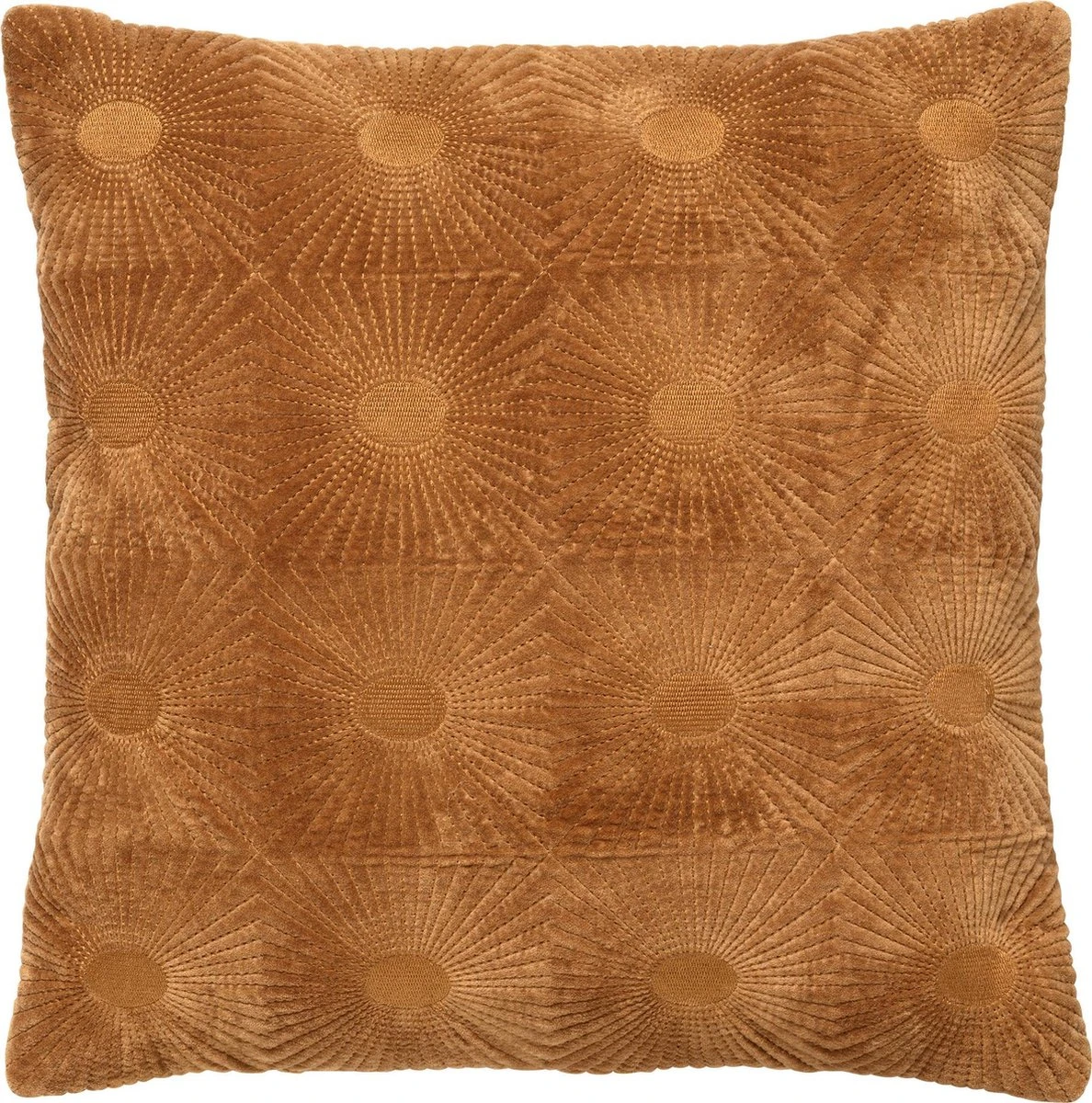 SUN - Sierkussen Van Katoen 45x45 Cm Tobacco Brown - Bruin - Inclusief Binnenkussen 1 SUN - Sierkussen Van Katoen 45x45 Cm Tobacco Brown - Bruin - Inclusief Binnenkussen