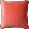 FINN - Kussenhoes Velvet 45x45 Cm - Coral - Koraalroze - Met Glitterbies - Exclusief Binnenkussen