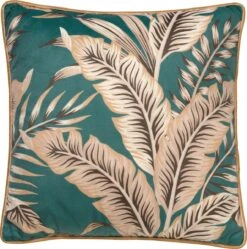 PALMER - Kussenhoes Velvet Sagebrush Green 45x45 Cm - Groen - Met Rits