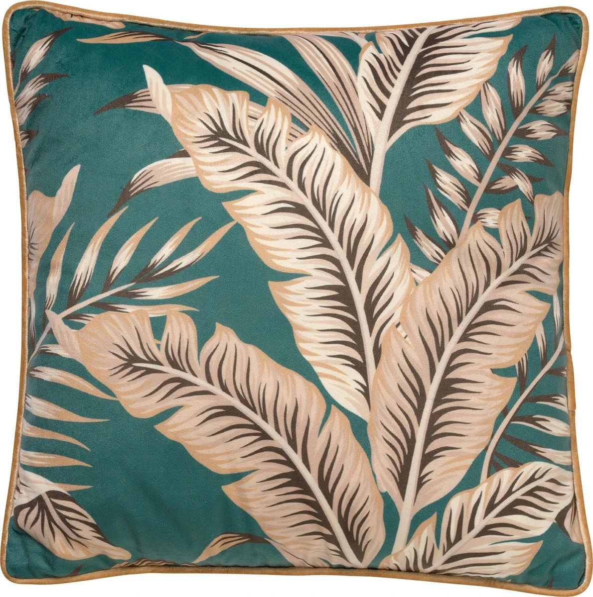PALMER - Kussenhoes Velvet Sagebrush Green 45x45 Cm - Groen - Met Rits 1 PALMER - Kussenhoes Velvet Sagebrush Green 45x45 Cm - Groen - Met Rits