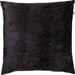 SKY - Sierkussen Velvet 45x45 Cm - Raven - Zwart - Inclusief Binnenvulling