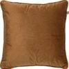 FINN - Sierkussen Velvet 45x45 Cm - Tobacco Brown - Bruin - Inclusief Binnenvulling