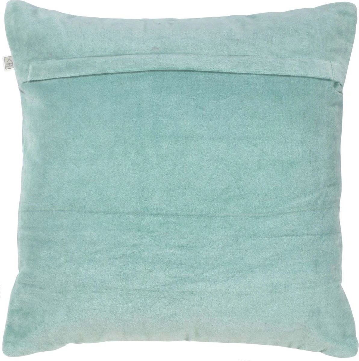 BORA - Kussenhoes Lichtjade 45x45 Cm - Groen - Met Rits 2 BORA - Kussenhoes Lichtjade 45x45 Cm - Groen - Met Rits - Afbeelding 2