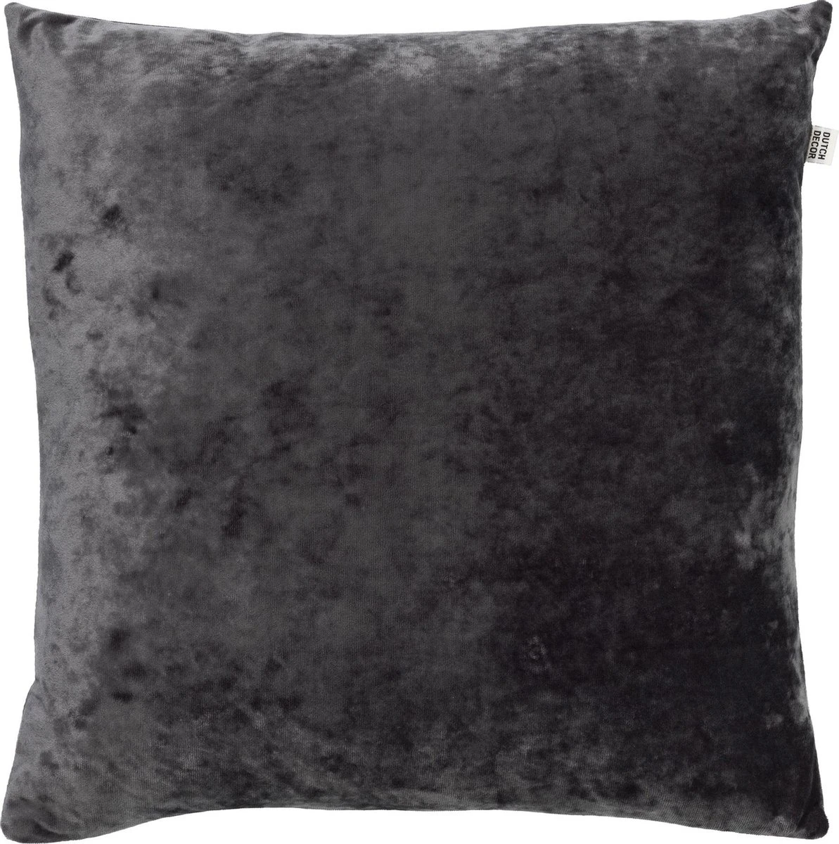SKY - Kussenhoes Velvet 45x45 Cm - Charcoal Gray - Antraciet - Exclusief Binnenkussen 1 SKY - Kussenhoes Velvet 45x45 Cm - Charcoal Gray - Antraciet - Exclusief Binnenkussen