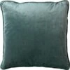 FINN - Sierkussen Velvet 60x60 Cm - Sagebrush Green - Groen - Inclusief Binnenvulling