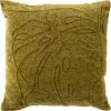 MAY - Kussenhoes 45x45 Cm Olive Branch - Groen - Met Rits