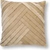 GIDI - Kussenhoes Velvet 45x45 Cm - Pumice Stone - Beige - Exclusief Binnenkussen