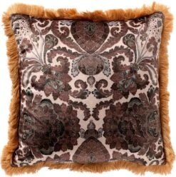 JONI - Kussenhoes 45x45 Cm Semolina - Beige - Met Rits